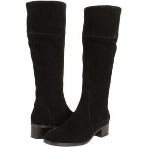 La Canadienne Women's Passion Black Suede Boots Size 6WW